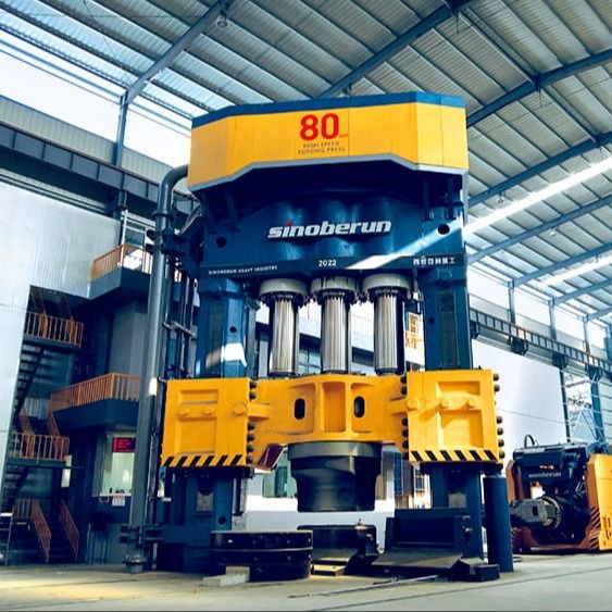 Due colonne spingere completamente idraulico aperto Die Forging Press controllo elettrico idraulico Forging Press